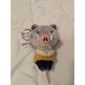 Demon Slayer Inosuke 4.5" Plush NEW NWT Stuffed Anime Toy Chokkori UCC